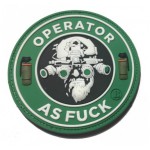 Шеврон Operator as Fuck PVC